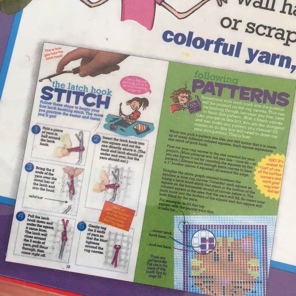 Latch Hook Book & Set - Picture 16 of 16
